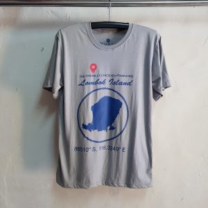 Kaos Oblong Lombok Island, T-Shirt O-Neck