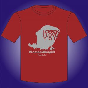 Kaos Oblong Love Lombok