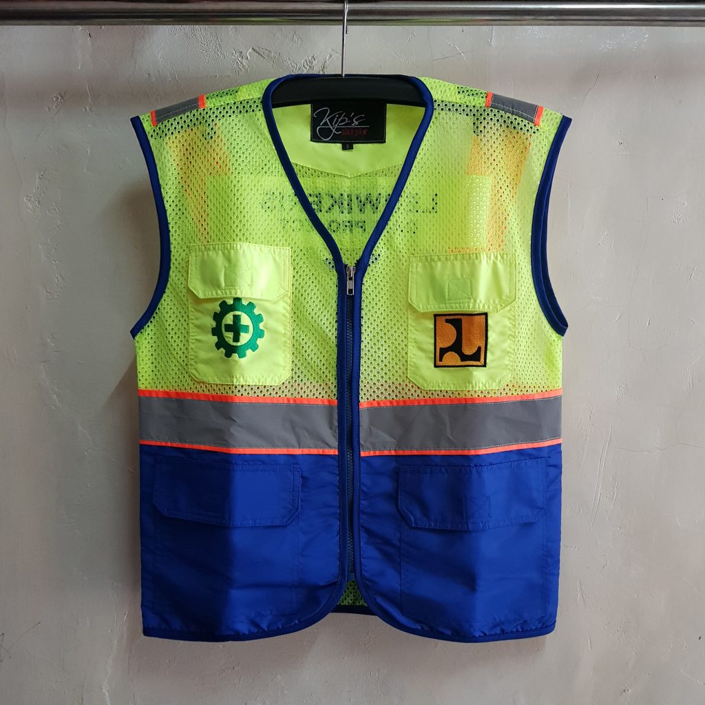Rompi Taslan dan Jala, Seragam Safety PU