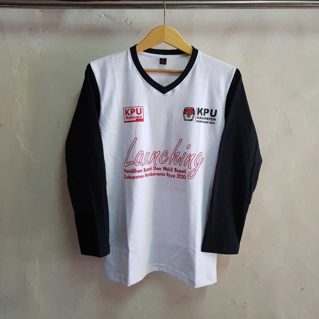 Kaos KPU, Seragam Kaos Oblong V Neck