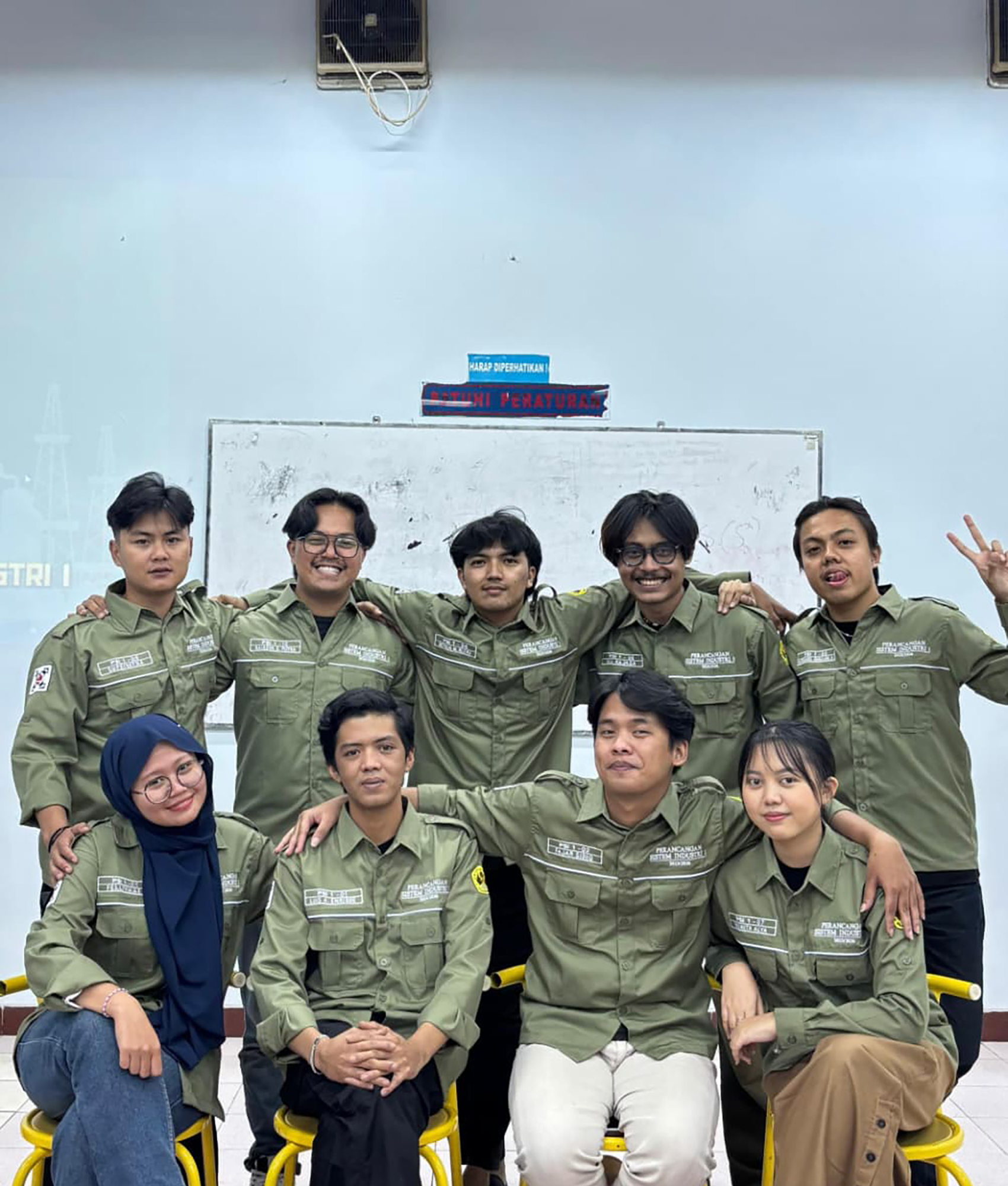 Kemeja PSI1-25, Seragam Kemeja Kanvas Lab Unpas